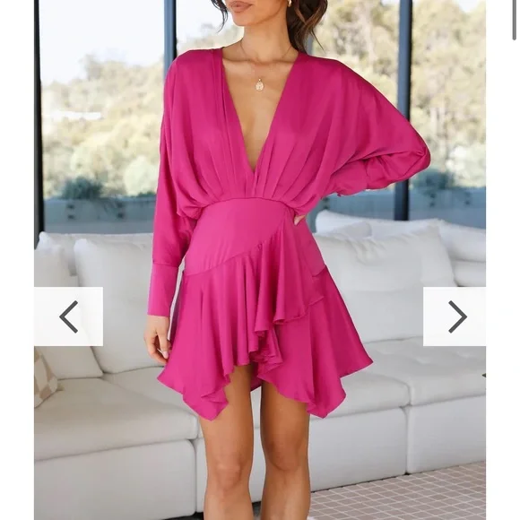 knee length dresses for ladies Abel Mini Dress - Pink - Buy Women's Dresses main image 1